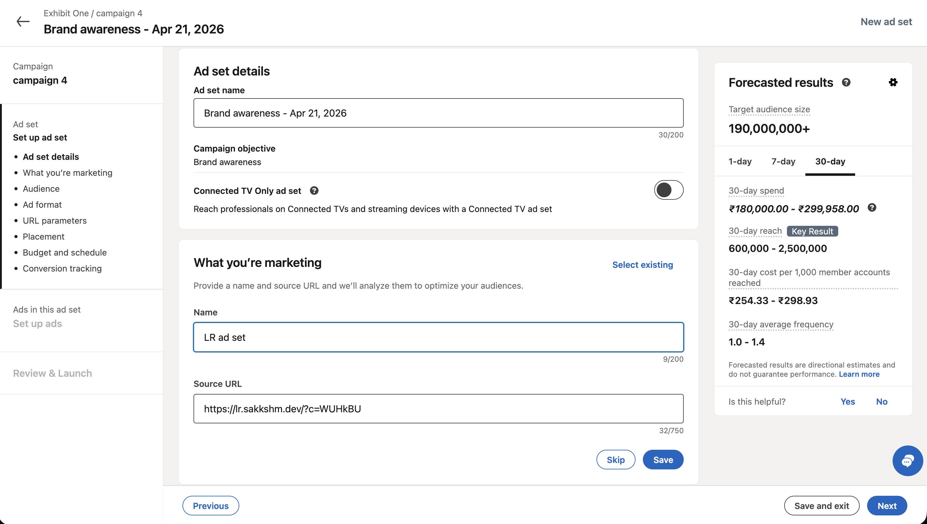 LinkedIn - Source URL