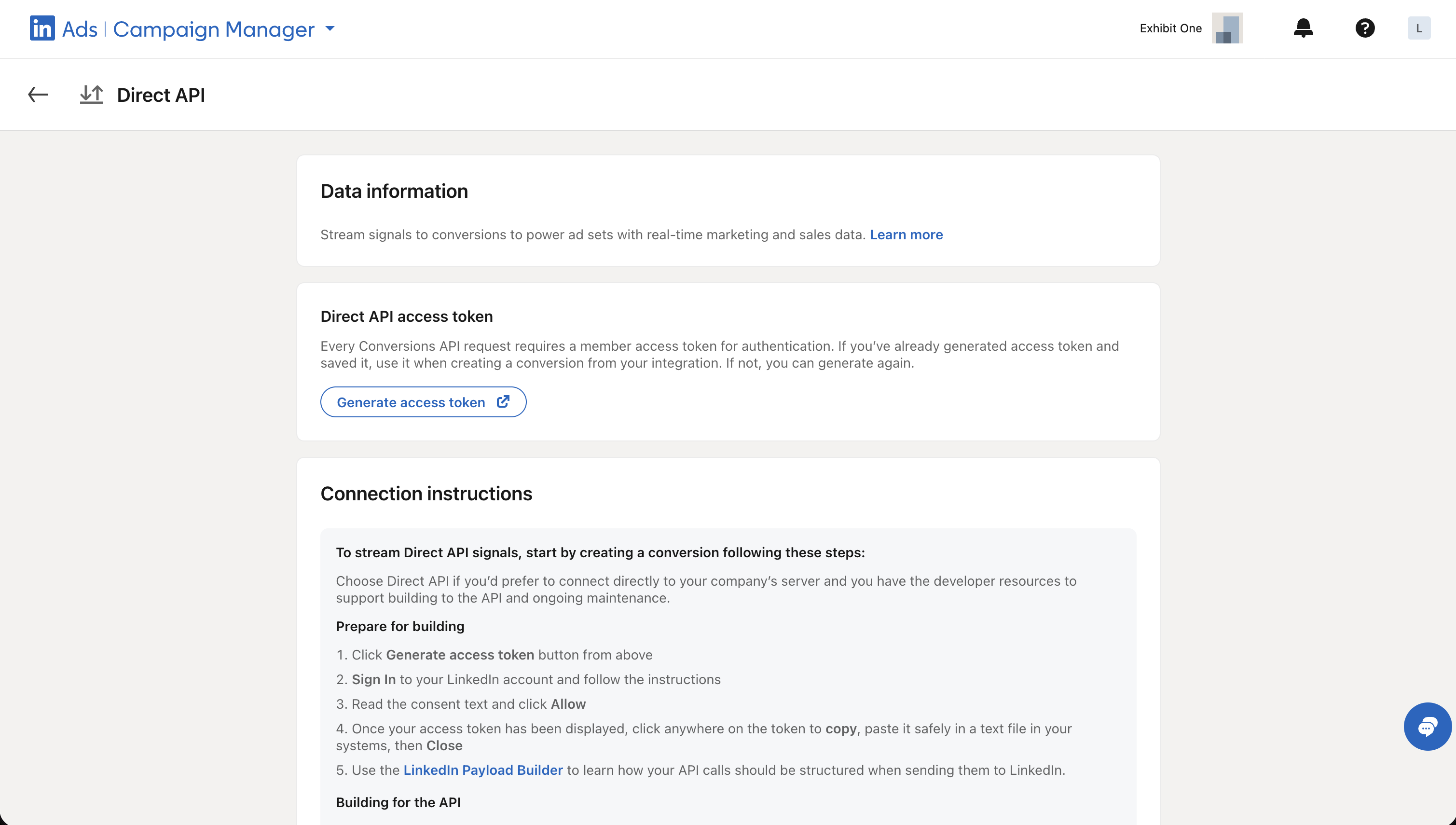 LinkedIn - Generate Access Token